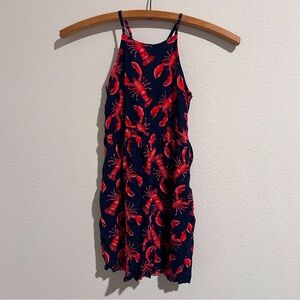 Old Navy Lobster Dress Girls Small 6-7